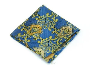 Lord R Colton Masterworks Pocket Square - Cartagena Marine Silk - $75 Retail New - Picture 1 of 3