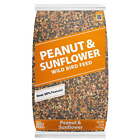 Peanut & Sunflower Wild Bird Feed and Seed Dry 1 Count Per Pack 20 Lb Bag