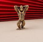 1 Stck. Retro Messing Fitness Gorilla Figuren Muskel Gorilla Statue Schreibtisch Dekor