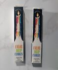 Vintage Color Drip Candles Lot of 2 Packs  2 Candles Per Pack 