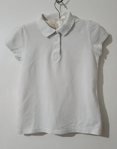 Girls White Uniform Polo Collar type 6-7 Years 4 pack - Picture 1 of 6