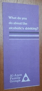 What to Do About the Alcoholics Drinking Al Anon Family Groups 1985 Pamphlet P19 - Picture 1 of 3