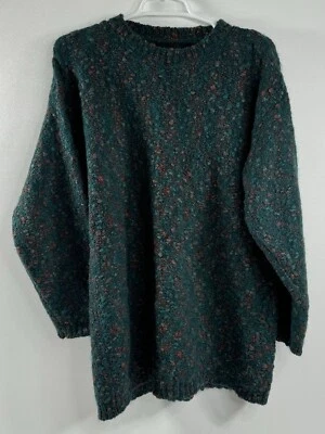 VTG  Paul Harris Mohair Cardigan Sweater SOFT Green Cardigan Tunic Warm Fuzzy M Foto 1 de 4