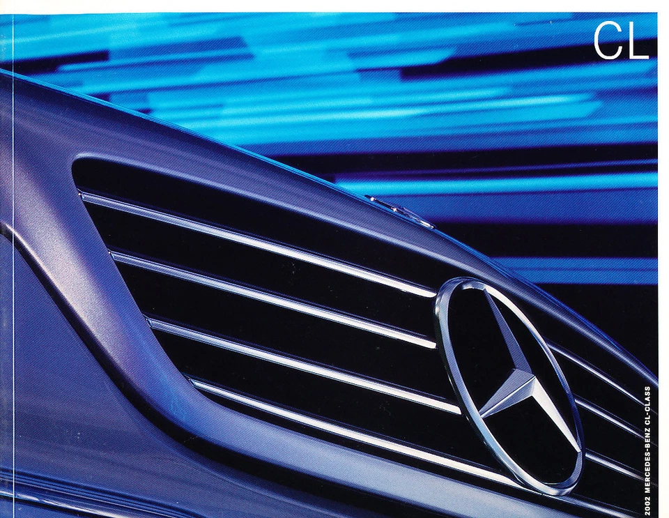 2002 Mercedes Benz CL-Class CL500 CL600 CL55 AMG 40-page Car Brochure Catalog Foto 1 de 3