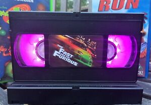 Fast And The Furious Cars VHS Night Light, Horror Movie, Bed Light, Desk Light