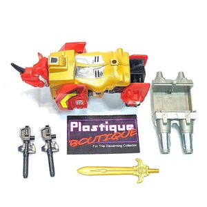 Transformers Reissue G1 Headstrong KOMPLETT TAKARA 2010 PREDAKING HEAD SCHWERT - Bild 1 von 17