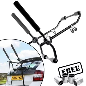 Hatchback Saloon Car 4x4 Adjustable Boot Mount 2 Bikes Cycle Carrier Rack CC2.C✅ - Picture 1 of 20