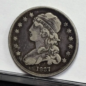 1837 Bust Quarter - XF Details, Old Cleaned (#58641-L) - Picture 1 of 8