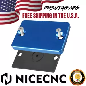 Aluminum Brake Reservoir Cap Cover Blue Yamaha YFZ450R 2009-2024 YFZ 450 R - Picture 1 of 7