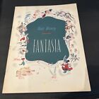 Original 1940 Edition Walt Disney Presents Fantasia Soft Bound Progam Book