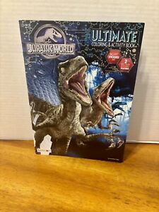Jurassic World Ultimate Coloring and Activity Book NEW Stickers & Posters