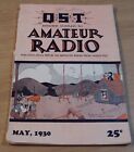 Vintage 1930 magazyn 'qst' ~ "AMATORSKIE RADIO" Eksperymenty lotnicze ~