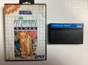 California Games - Sega Master System Game and Case no Manual TESTED Blue Label - Picture 1 of 6