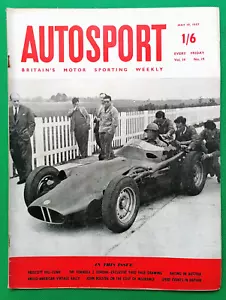 Autosport 10 May 1957 - NEW RIVERSIDE CA CIRCUIT - NEW F2 GORDINI - MILLE MIGLIA - Imagen 1 de 5