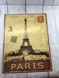 New York Metal Artwork Decor Wall Plaque Postcard Landmarks - Picture 1 of 8