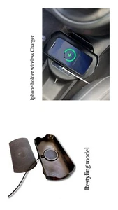 Porta telefono Ricarica Wireless Fiat500/Abarth Restyling(2016-2024) - Imagen 1 de 8