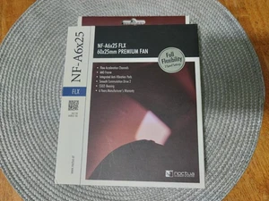 Noctua NF-A6x25 FLX Premium Leiser Lüfter, 60mm, Braun, 3-Pin - Bild 1 von 2
