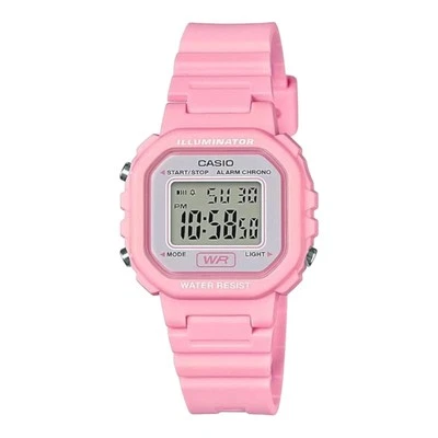 Casio LA-20WH-4A1 Women’s Pink Digital Watch Retro Resin Band Square Dial - image 1 of 4