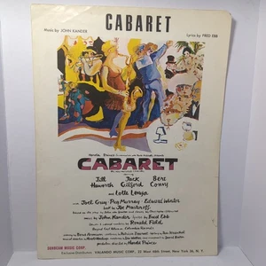 Cabaret By John Kander Fred Ebb Sunbeam Music Corp 1966 Piano Sheet Music - Picture 1 of 1