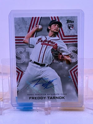2023 Topps Series 1 Baseball Stars AUTO #BSA-FRT Freddy Tarnok Braves MLB - Image 1 of 2