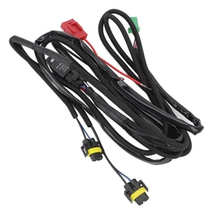 ˘DC12V H11 LED Fog Light Relay Wiring Harness Indicator On Off Switch With 40A - Picture 1 of 12