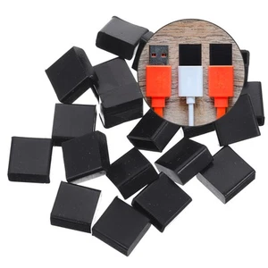 20 Pcs U Disk Covers Proof Plug Ladeanschlusskappe Kabelanschluss-Staubschutz - Afbeelding 1 van 12