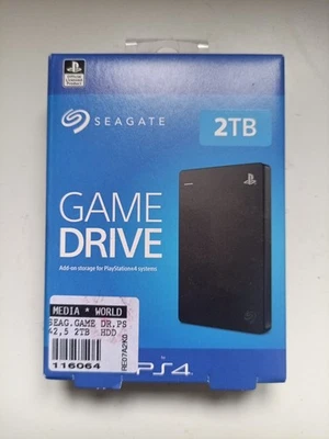 PlayStation Seagate Game Drive For PS4 2TB Factory Sealed Brand New! - Immagine 1 di 4