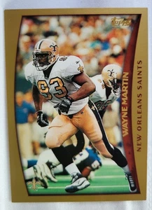 1998 Wayne Martin Karte #21 Topps New Orleans Saints NFL Football Vintage Hobby - Bild 1 von 4