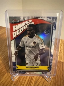 2024 TOPPS FINEST MLS JOSEPH PAINTSIL RC LA GALAXY FINEST DEBUTS REFRACTOR FD-10 - Imagen 1 de 2