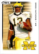 2010 SAGE HIT Greg Mathews #23 Michigan Wolverines Football Card