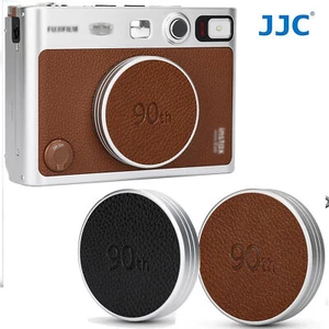 Retro Leather Lens Cap for Fujifilm Fuji Instax Mini EVO Lens Protection Cover - Picture 1 of 14