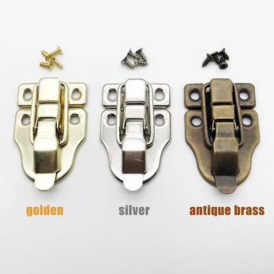 Jewelry Chest Cabinet Wood Box Suitcase Case Trunk Toggle Hasp Latch Clasp Clip - Image 1 of 4