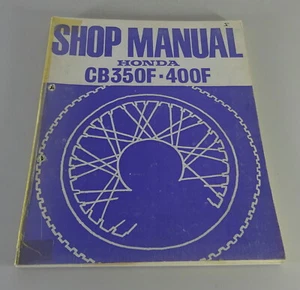 Manual De Taller Honda CB 350 F / CB 400 F Four Stand 1977 - Imagen 1 de 3