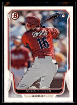 2014 Bowman Chris Owings RC #219 Arizona Diamondbacks - Image 1 of 2
