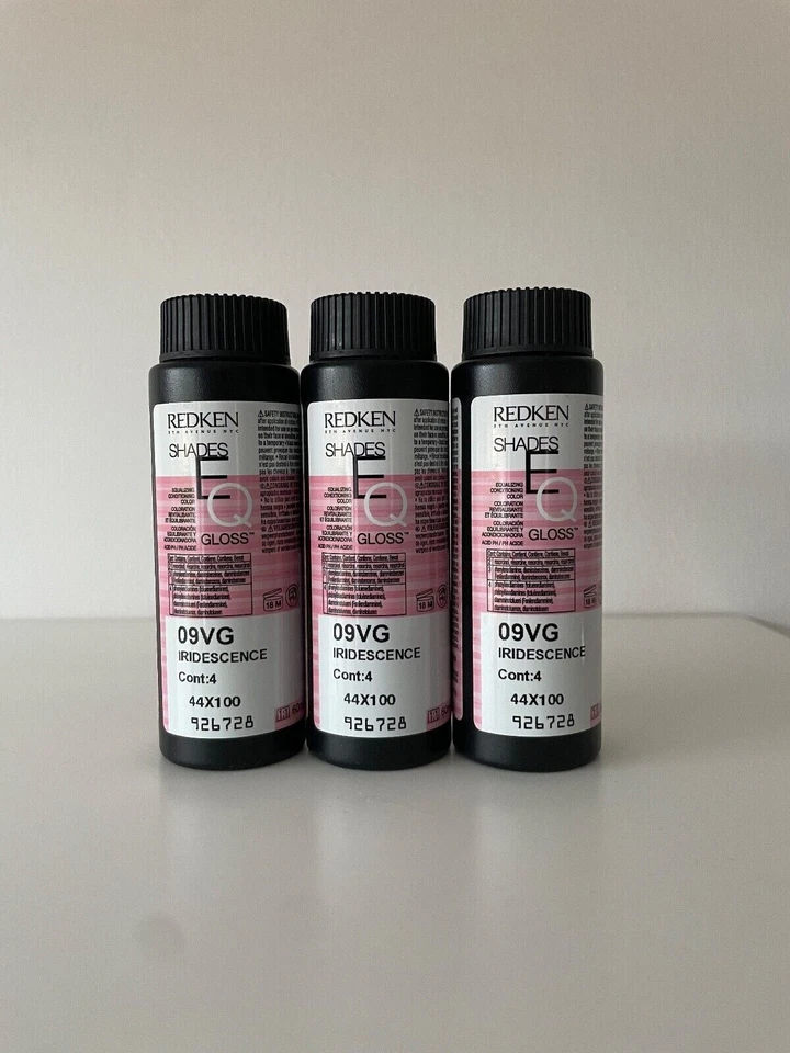 Redken Shades EQ Gloss Equalising Conditioning Color Colour  3 x 60ML Bottles - Image 1 of 1
