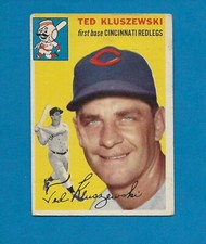1954 Topps #7 Ted Kluszewski Cincinnati Redlegs star EX  **Original**