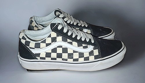 Uomo Taglia 6 5 o Donna 8 VANS Sk8 Scacchiera Bassa Nero