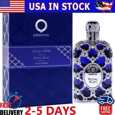 Envío en Stock EE. UU. - Perfume Orientica Royal Bleu de Orientica para Unisex EDP 80 ML Foto 1 de 4
