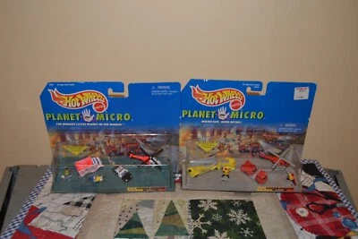 HOT WHEELS 1997 PLANET MICRO URBAN RESCUE SERIES 1 AND 2 IN BLISTER PACKS - Image 1 of 4