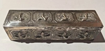 ANTIGUA CAJA SIAMESA PLATA 900. 82,5 gramos Foto 1 de 4