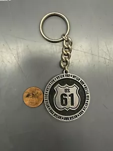 Bob Dylan US Highway 61 Schlüsselanhänger Anhänger Tour Merch 1998 East West Touring - Bild 1 von 7