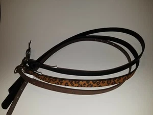 Cinturones sin límites para mujer 3 piezas. Leopardo/Negro/Marrón Talla Pequeña/Mediana ¡NUEVO CON ETIQUETAS! - Imagen 1 de 1