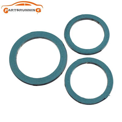90917-06046 & 90917-06076 3PCS Exhaust Gasket Set For Lexus IS300 2001-2005 - Imagem 1 de 4
