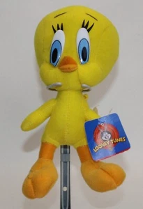 Looney Tunes Tweety Bird Peluche de Peluche 10" Vintage 1997 Ace con Etiquetas - Imagen 1 de 7