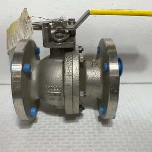 Apollo 87A10001 3" Flanged Ball Valve CF8M 150 PSI Full Port DN80 - Picture 1 of 7