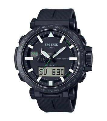 Orologio CASIO PRO TRECK da Uomo Resina  Acciaio RADIOCONTROLLATO SOLARE Bussola - Immagine 1 di 4