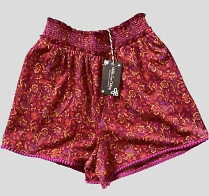 Girl's Size 14 Matilda Jane Enchanted Garden Elastic Waist Shorts Floral NWT - Picture 1 of 1