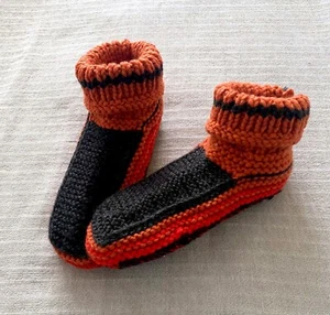 Selbstgestrickte warme dicke Kuschel- Socken, Puschen / Sofasocken Gr. 41-44 - Bild 1 von 6