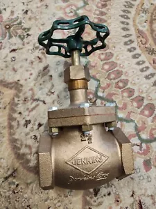 Free shipping new JENKINS 106-a 150 2-1/2" GATE VALVE 304 disc brass - Picture 1 of 7