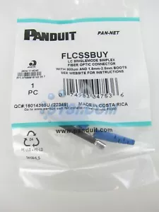 Panduit FLCSSBUY LC OS2 Singlemode Field Polish Fiber Optic Connector ~STSI - Picture 1 of 2